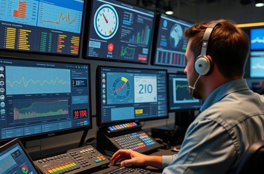 ネットワークの障害を追跡する担当者
